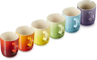 Le Creuset Becher 6er-Set 200 ml, Regenbogen