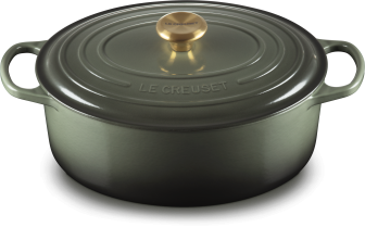 Le Creuset Br&auml;ter Signature oval in thyme