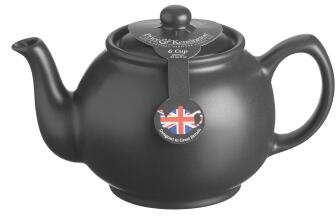 Price & Kensington Teekanne f&uuml;r 6 Tassen in matt schwarz