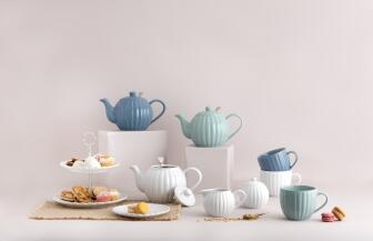 Price & Kensington Teekanne Luxe f&uuml;r 6 Tassen in wei&szlig;