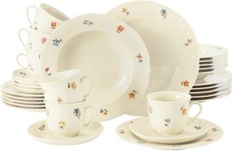 Seltmann Weiden Marieluise Kombiservice 30-teilig, Bl&uuml;tenmeer