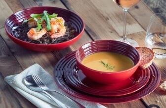 Le Creuset Frühstücksteller in kirschrot
