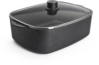 Woll Gussbr&auml;ter EcoLogic QXR Induktion mit Glasdeckel und Silikongriffen