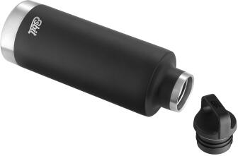Esbit SCULPTOR Edelstahl Isolierflasche "Standard Mouth", 1L, Schwarz