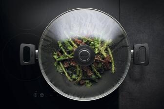 Woll Guss-Wok titanium nowo Induktion