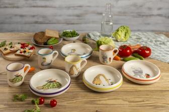Kuhn Rikon Kinderset Walfisch blauer Rand