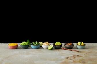 ASA Mini Bowl poke bowls in cauliflower