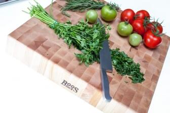 Boos Blocks Hackbrett aus Ahorn, 30 x 30 cm