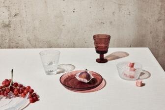 IITTALA Glas Kastehelmi 30 cl calluna, 2er Set