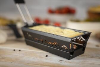 Kuhn Rikon Raclette-Set Mini Alpengl&uuml;hen schwarz