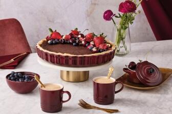 Le Creuset M&uuml;slisch&uuml;ssel in garnet