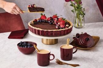 Le Creuset Becher 0,35 Liter in garnet
