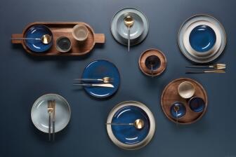 ASA Gourmetteller Saisons denim