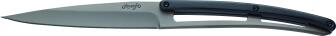 deejo Tafelmesser Serrated, Ebenholz / Titan Grau, 6 Stk.