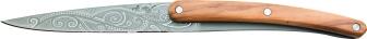 deejo Brotzeitmesser-Set, Olivenholz / Polynesien und Korallenholz / Pazifik