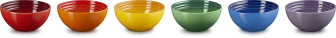 Le Creuset Snackschälchen Regenbogen, 6er-Set