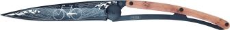 deejo Taschenmesser 37g, Wacholderholz / Fahrrad