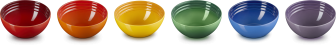 Le Creuset Snackschälchen Regenbogen, 6er-Set