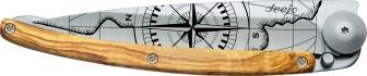 deejo Taschenmesser 37g, Olivenholz / Terra Incognita