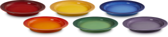 Le Creuset Speiseteller Regenbogen, 6er-Set