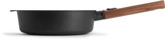 Woll Guss-Hochrandpfanne EcoLogic QXR Induktion mit Holzstiel