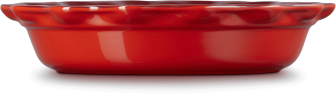Le Creuset Pie-Form in kirschrot