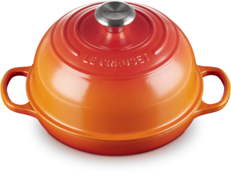Le Creuset Brot Bräter Signature in ofenrot