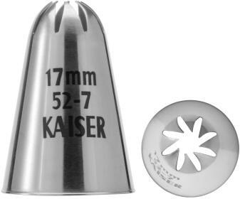 Kaiser Rosettentülle 8-zackig 17 mm