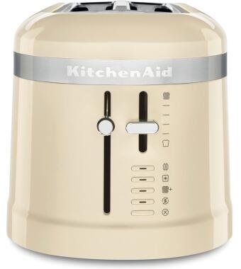 KitchenAid Design 4-Scheiben Langschlitztoaster in creme