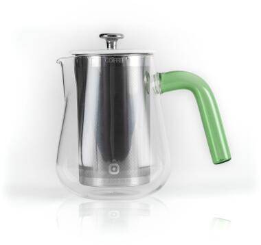 Carl Henkel Kaffeekanne X-TRACT-BREW ARCA, green handle