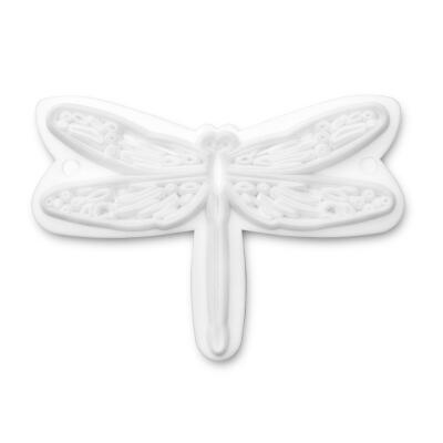 Städter Kunststoff-Ausstecher-Form Libelle 6,5 cm Weiß