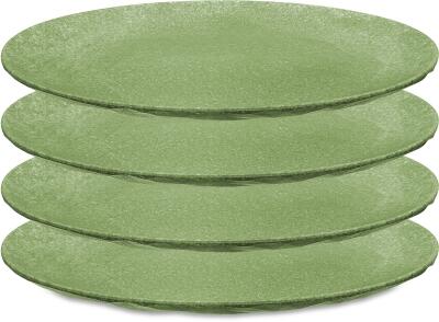 koziol Teller groß, 4er-Set in grün