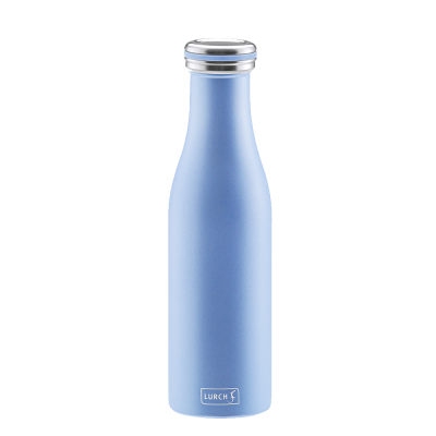 Lurch Isolierflasche in pearl blue, doppelwandig