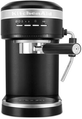 KitchenAid Halbautomatische Espressomaschine ARTISAN in gusseisen schwarz