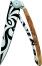 deejo Taschenmesser 37g, Wacholderholz / Tribal
