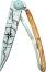 deejo Taschenmesser 37g, Olivenholz / Terra Incognita