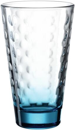 Leonardo Trinkglas OPTIC 300 ml blau, 6er-Set