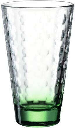 Leonardo Trinkglas OPTIC 300 ml grün, 6er-Set