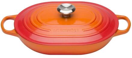 Le Creuset Oblong Signature in ofenrot