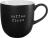coffee first - schwarz matt