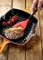 Le Creuset Grillpfanne Signature quadratisch in kirschrot
