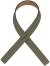 Lind DNA Serviettenring Loop Nupo, 4er-Set in Army Green/Nature