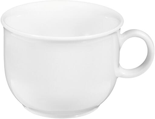 Kaffeeobertasse 0,22 L - Seltmann Weiden Lido Weiß Uni 3