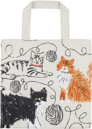 Ulster Weavers Einkaufstasche Mit Katzenmotiv – Faltbar, Aus Baumwolle, 34 X 35,6 Cm