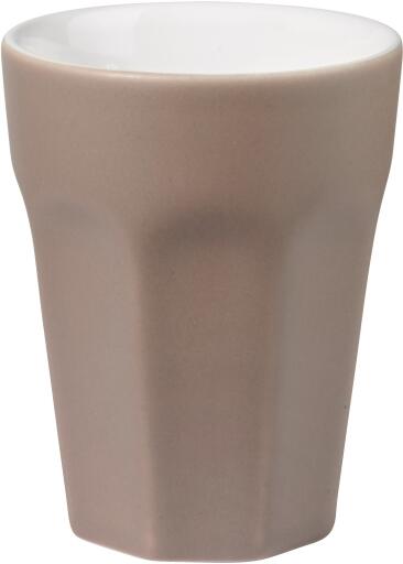 Tazza In Gres Ti Amo Colore – Cappuccino Limestone 250 Ml – Lavabile In Lavastoviglie E Forno