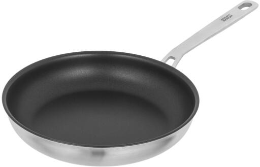 Wok Non Revêtu Kuhn Rikon Culinary Fivepluy - 24 Cm - 5 Couches (acier-inox/aluminium) - Compatible Induction Et Tous Feux - 6