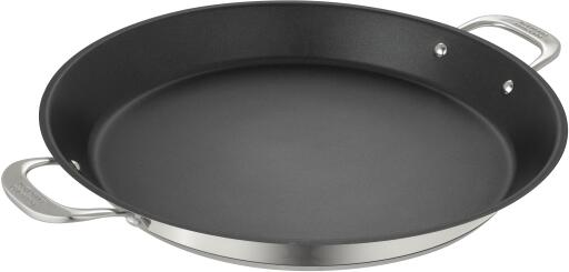 Kuhn Rikon Allround - Padella con coperchio in vetro, in acciaio INOX, a induzione, 28 cm