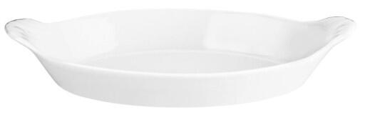 Pillivuyt Eierpfanne Oval Aus Porzellan – Ofenfest Bis 350°C, Spülmaschinenfest, Nr. 8