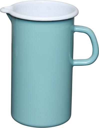 Riess 0611-109 Casseruola Smaltata Con Coperchio 16 Cm - Special Edition Nature Green Light - Capacità 1,0L - Adatta A Induzione - Fatto A Mano In Austria - 3