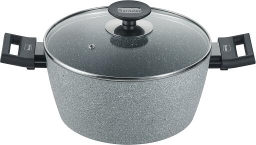 Berndes Injoy Special Edition Sauté Pan, Frying Pan, Non-Stick Coating, Stainless Steel Silver/Black, 20 cm, 063662